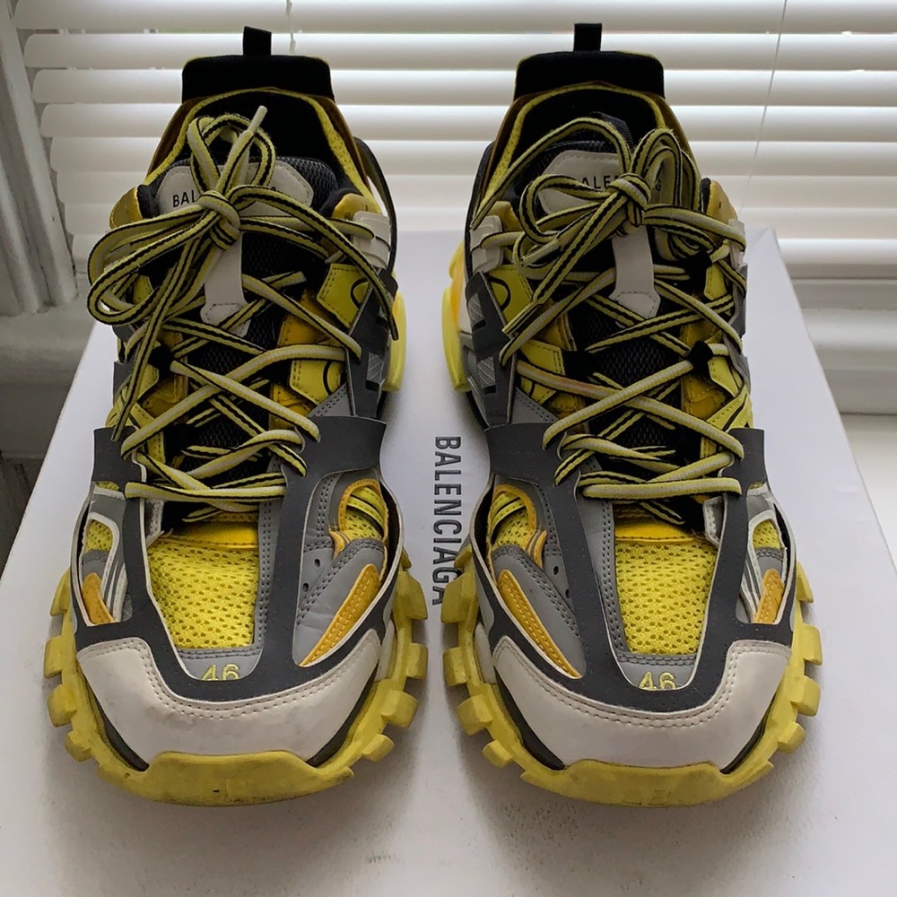 RELIST-Balenciaga Track Sneakers ‘Yellow Black Wh…